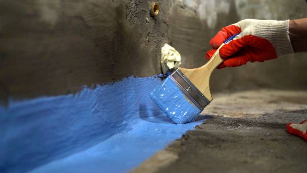 Commercial Exterior Waterproofing project at a Morgantown, KY business property by SJ Waterproofing Pros